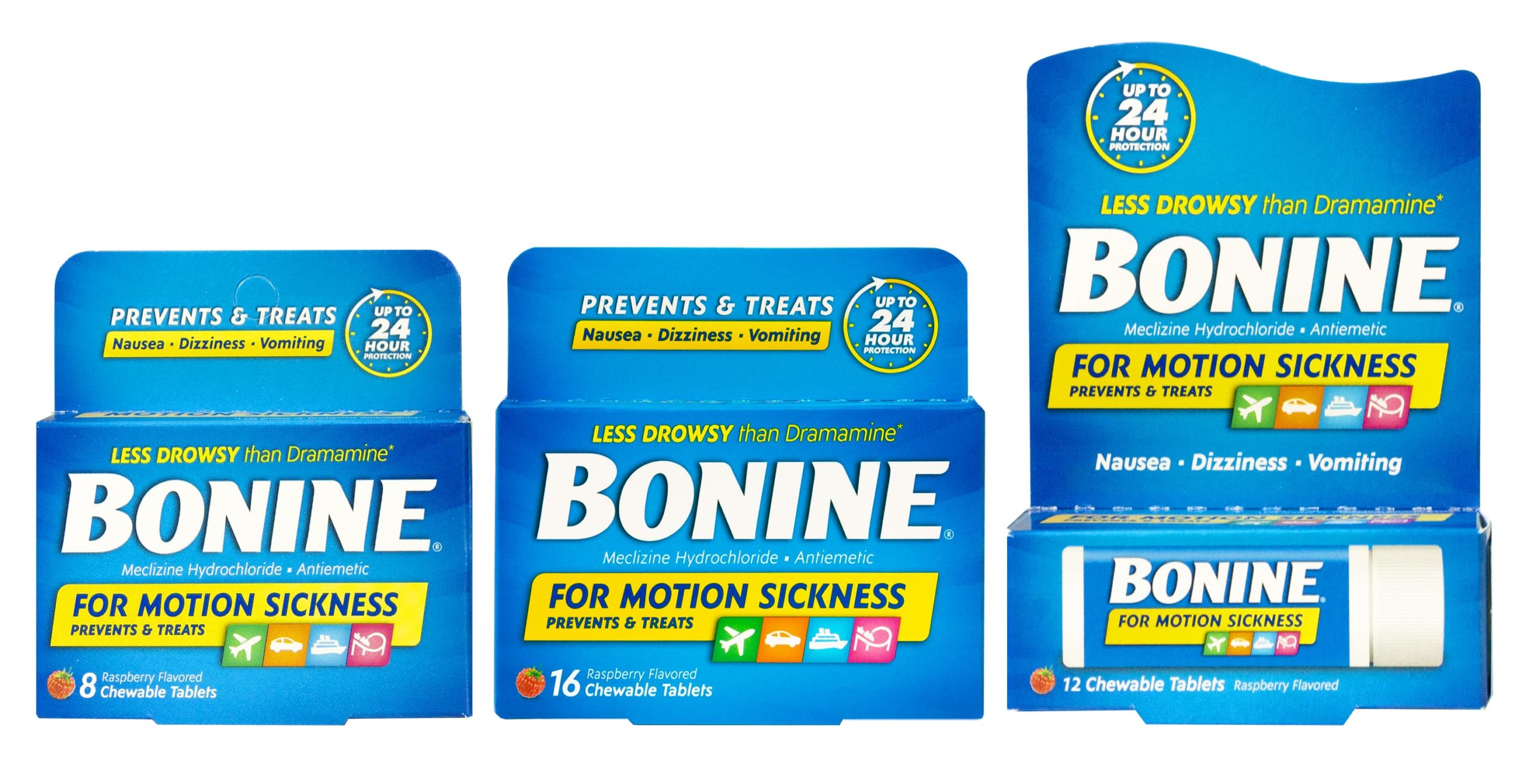Three Bonine packages