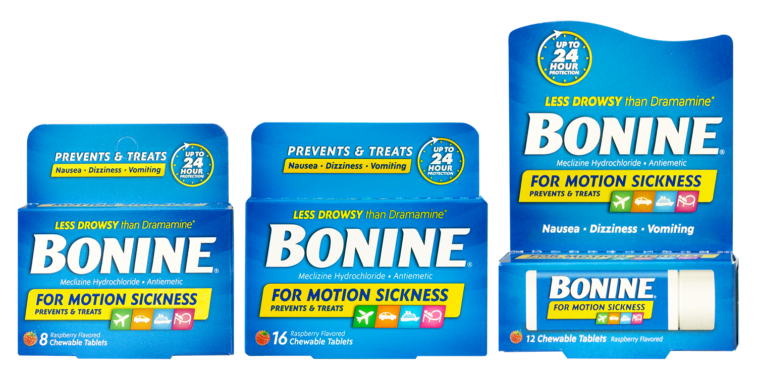 Three Bonine packages