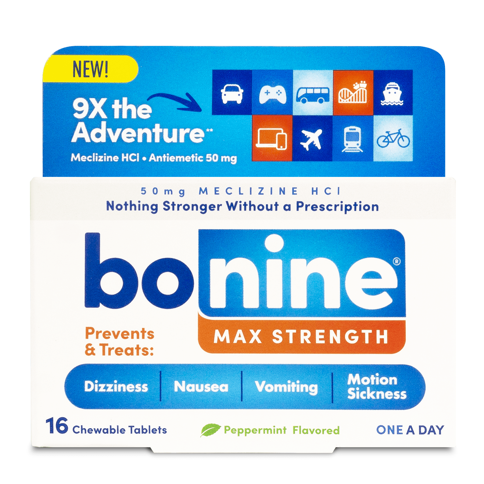 Save on Bonine Meclizine Hydrochloride for Motion Sickness Tabs